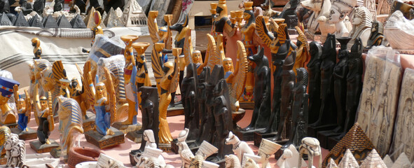 Pyramids, sphinxes, Anubis and other souvenirs