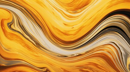 Gold fluid art marbling paint textured background 