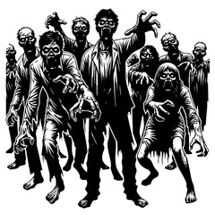 Group of Zombies