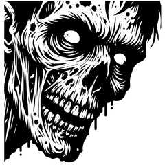 Obraz premium Zombie Face