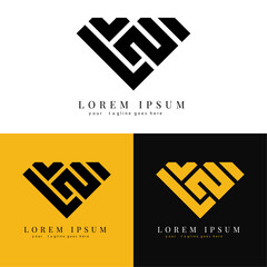 luxury diamond logotype, corporate identity and exclusive products