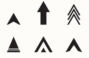 set of black arrows