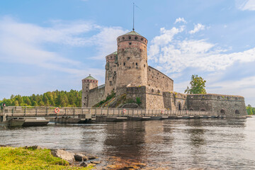 Olavinlinna castle.Savonlinna.Finland