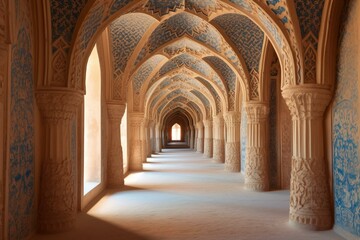 Fototapeta premium Palace arches. Generative AI