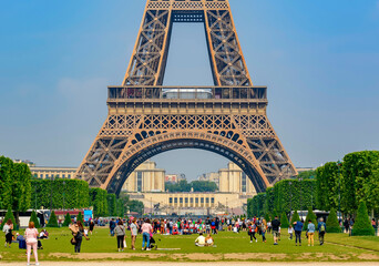 Eiffel Tower and Field of Mars, Paris, France