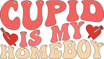 Valentine Day Retro Design