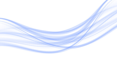 Luminous blue lines of speed. Light glowing effect . Abstract motion lines.