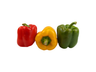 Capsicum, Green And Two Nice Color Capsicums