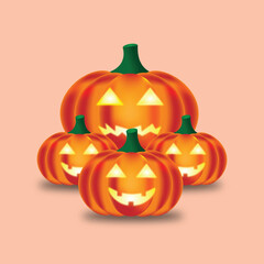 Halloween Special Vector Pumpkin Design
