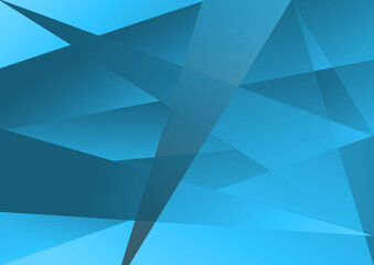 Blue abstract geometric background wallpaper design 