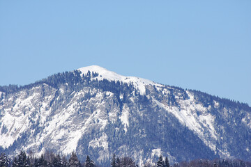 snow covered mountains Blegos in winter