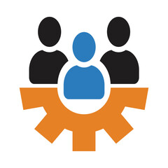 business team arrangement icon