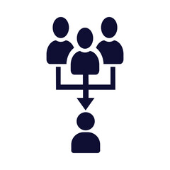 business team arrangement icon