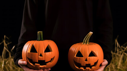 Pumpkins. Halloween pumpkins. Halloween jack o lanterns