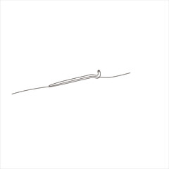crowbar continuous line art