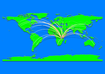 Karonga, Malawi map - Concept map for Karonga, Malawi on World map. Suitable for export concepts. File is suitable for digital editing and prints of all sizes.
