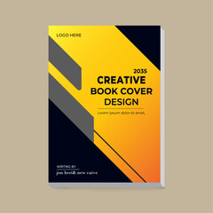Modern  and  Business Book Cover Design , theme book cover template A4 size book cover template for annual report, magazine, 