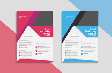 Corporate Business Flyer Template A4 Print