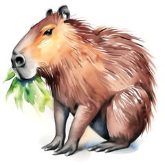 Kapibara ilustracja