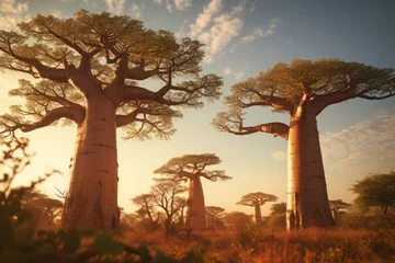  Giant baobab trees in Africa © Amel