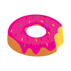 donuts icon logo vector design template