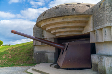 German Battery Point Du Hoc, Normandy, France WWII