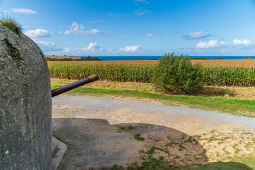 German Battery Point Du Hoc, Normandy, France WWII