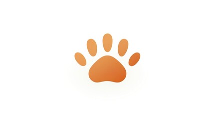 Obraz premium cat paw vector icon