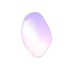 Colorful Gradient Transparent Liquid Blob. Modern shape.