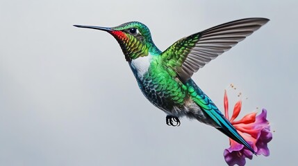 Broad Billed Hummingbird Using different background