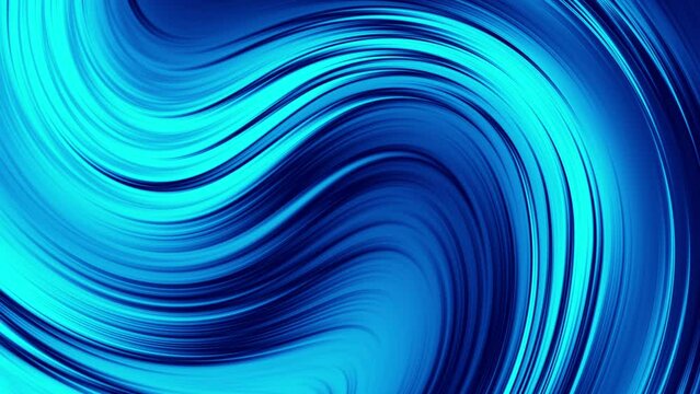 Animated background with linear waves with shades of blue color, from the lightest to the darkest color.abstract blue modern minimal geometric animated background.elegant waves motion.blue concept	