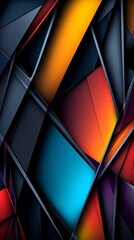 Fototapeta premium abstract,texture, amoled, futuristic, shapes, geometric. Generated with AI.
