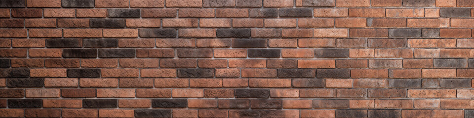 Brick wall background, copyspace banner