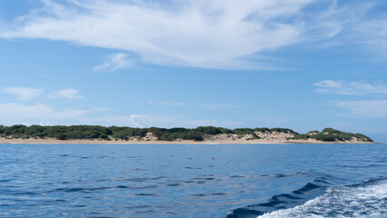 Beach and Sky with Clouds