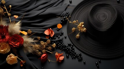 Black fashion background stock photography