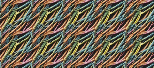 Seamless Texture Background with Wide Banner: A Luxurious Shiny Geometric Pattern for Elegant Presentations