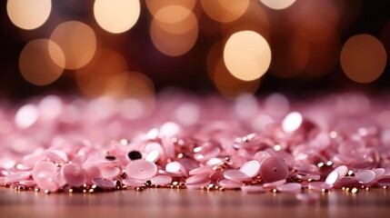 Pink glitter background stock photography
