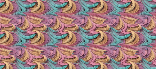 Obraz premium Colorful Seamless Pattern Background