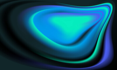 Neon abstract swirl smooth visual. Fluid blurry abstract wavy shapes background wallpaper collection.