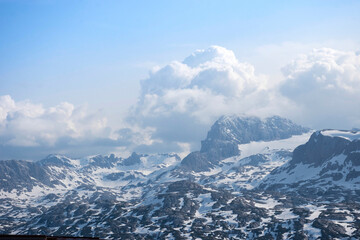 Amazing mountains panorama from 