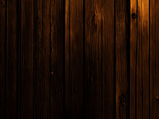 Dark, red, brown wooden texture background made of wood and planks. AI generated.
