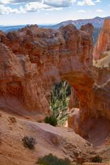 Natural Rock Arch in Bryce Canyon National Park, Utah