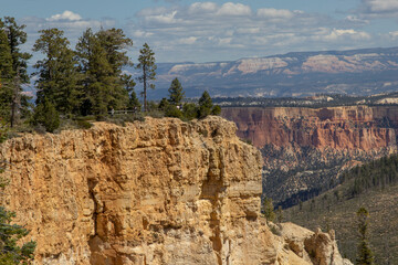 Tourists at Bryce Canyon  overlook, Utah