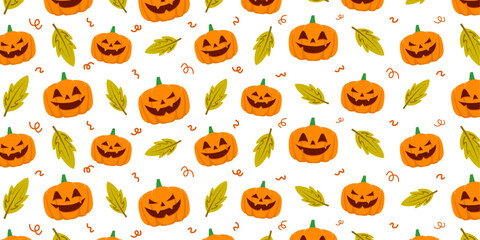 halloween pattern Wallpaper Textile design template