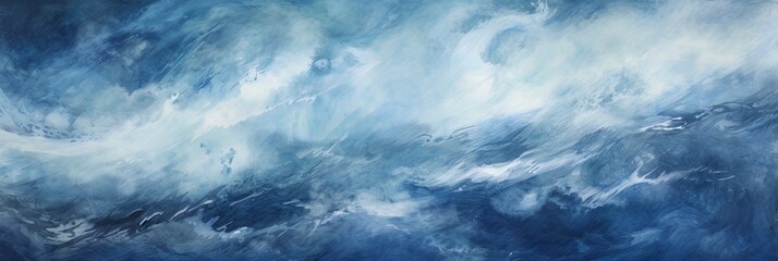 Obraz premium stormy sea waves background wallpaper