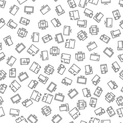 Smartphone, Computer Seamless Pattern for printing, wrapping, design, sites, shops, apps