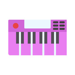 
vector image of piano keyboard icon. Suitable for use in web applications, mobile applications and print media. isolated on white background.
