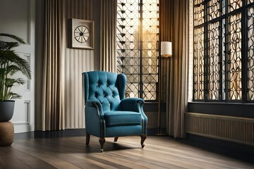 Fototapeta na wymiar modern living room with armchair