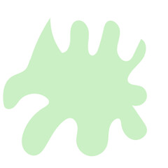 Obraz premium Red green abstract shapes vector decor