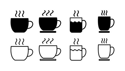 Cup coffee icon vector. coffee cup icon. mug